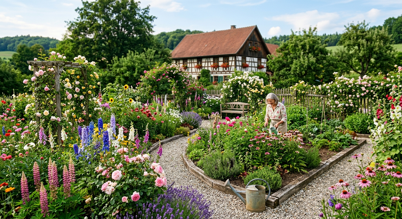 Bauerngarten (KI-generiert)